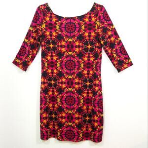 Leota NY Handmade Original vibrant shift dress M